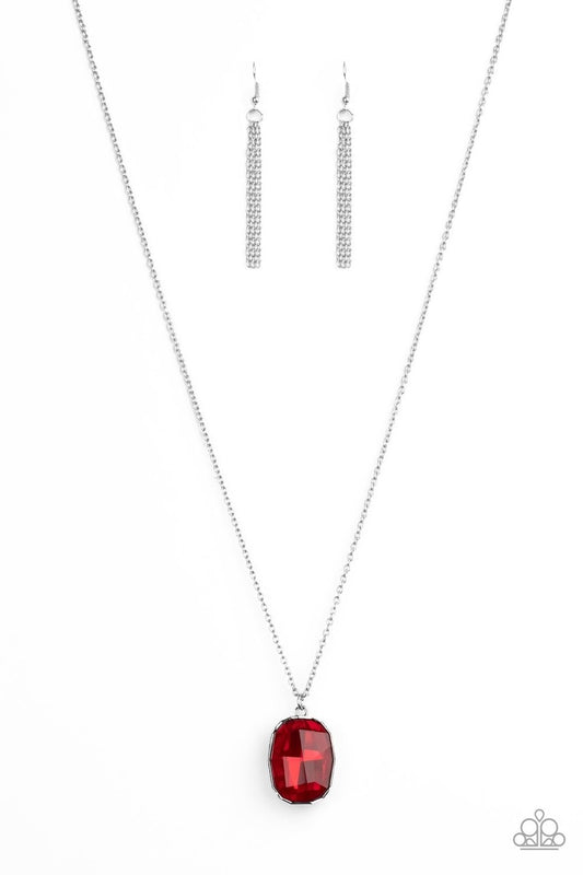 Paparazzi Necklace ~ Imperfect Iridescence - Red