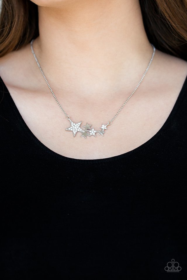 Paparazzi Necklace ~ Rising Starlet - White