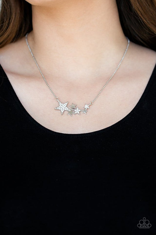 Paparazzi Necklace ~ Rising Starlet - White