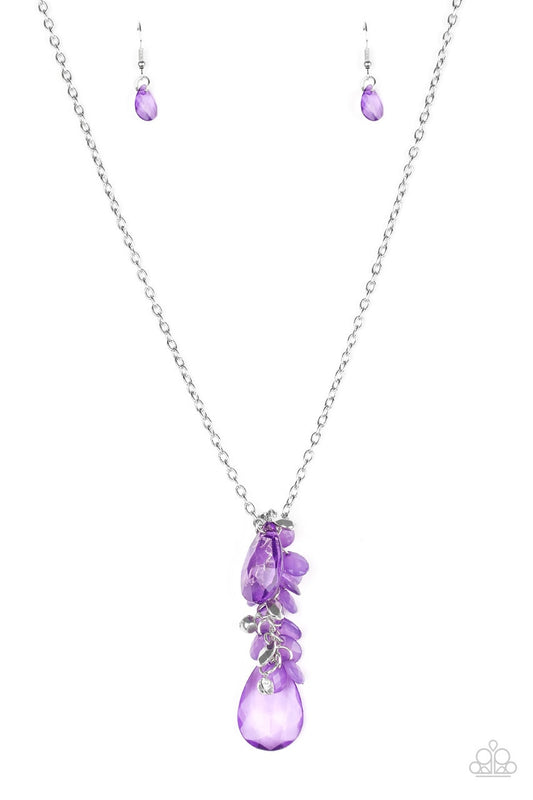 Paparazzi Necklace ~ Summer Solo - Purple