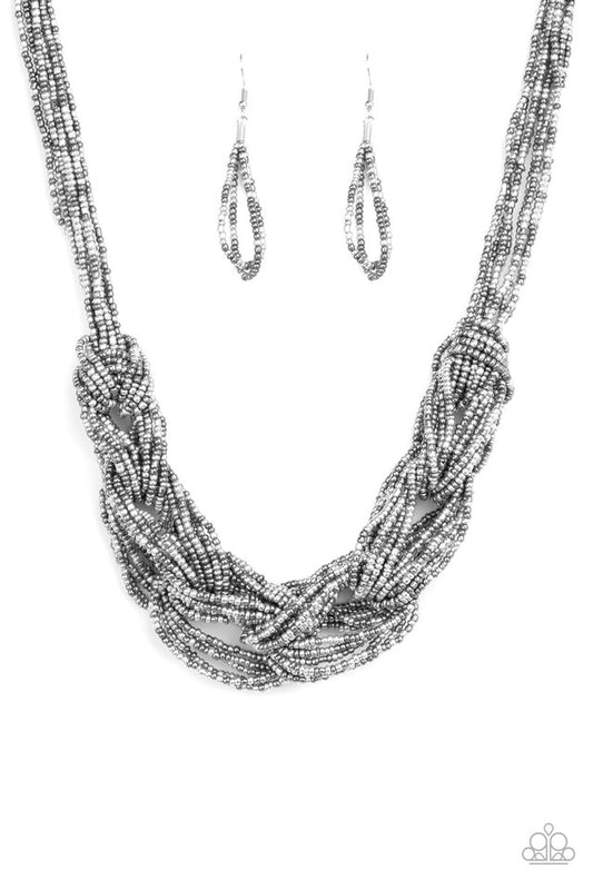 City Catwalk - Silver - Paparazzi Necklace Image