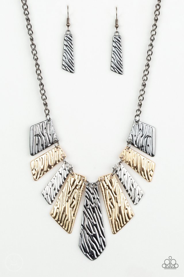 Paparazzi Necklace ~ Texture Tigress - Multi