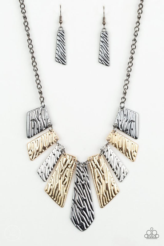 Paparazzi Necklace ~ Texture Tigress - Multi