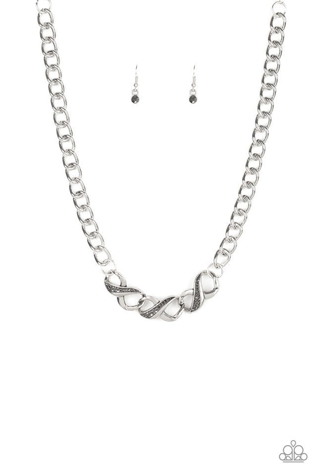 Paparazzi Necklace ~ Infinite Impact - Silver