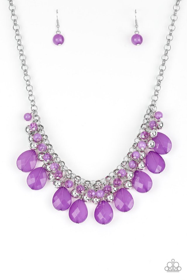 Paparazzi Necklace - Trending Tropicana - Purple