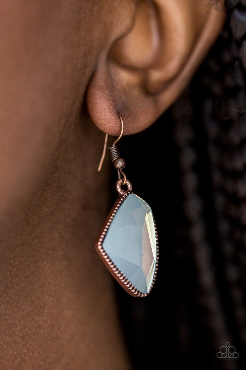 Paparazzi Earring ~ Mystic Mist - Copper