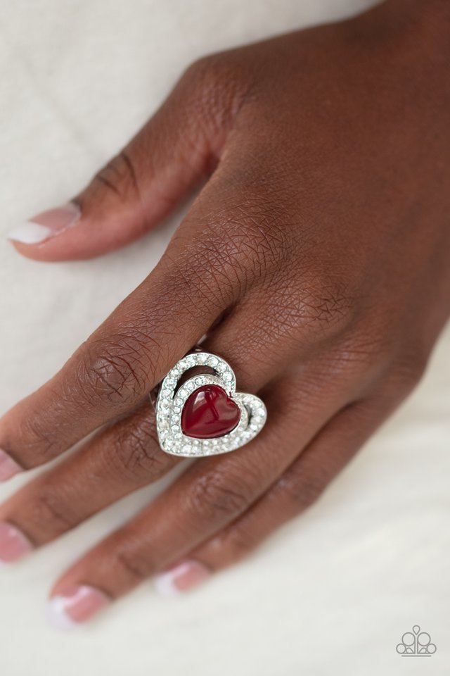 Paparazzi Ring ~ What The Heart Wants - Red